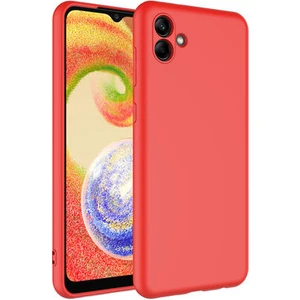 Techno Guru Samsung Galaxy A04 Içi Kadife Dolgulu Şık Candy Lansman Silikon Kılıf