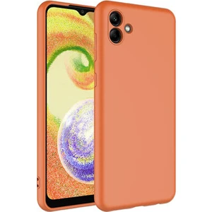 Techno Guru Samsung Galaxy A04 Içi Kadife Dolgulu Şık Candy Lansman Silikon Kılıf