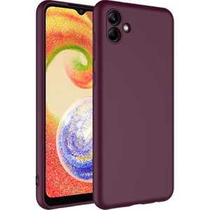 Techno Guru Samsung Galaxy A04 Içi Kadife Dolgulu Şık Candy Lansman Silikon Kılıf