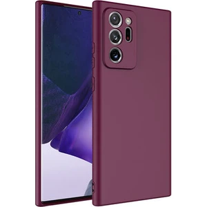 Techno Guru Samsung Galaxy Note 20 Ultra Içi Kadife Dolgulu Şık Candy Lansman Silikon Kılıf