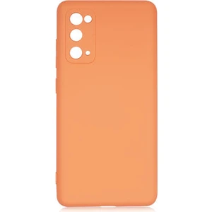 Techno Guru Samsung Galaxy S20 Fe Içi Kadife Dolgulu Şık Candy Lansman Silikon Kılıf