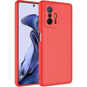 Techno Guru Xiaomi Mi 11T Pro 5g Içi Kadife Dolgulu Şık Candy Lansman Silikon Kılıf