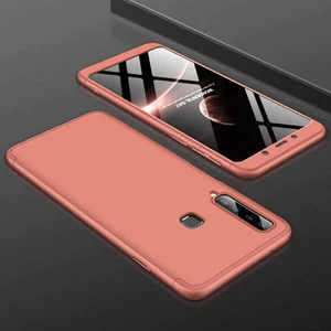 Techno Guru Samsung Galaxy A9 2018 3 Parçalı Tam Koruma Şık Astrea Premium Sert Kılıf