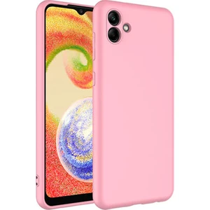 Techno Guru Samsung Galaxy A04 Içi Kadife Dolgulu Şık Candy Lansman Silikon Kılıf
