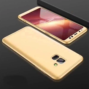 Techno Guru Samsung Galaxy A6 2018 3 Parçalı Tam Koruma Şık Astrea Premium Sert Kılıf