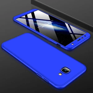 Techno Guru Samsung Galaxy J4 Plus 3 Parçalı Tam Koruma Şık Astrea Premium Sert Kılıf