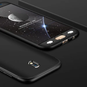 Techno Guru Samsung Galaxy J7 Pro 3 Parçalı Tam Koruma Şık Astrea Premium Sert Kılıf