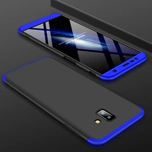 Techno Guru Samsung Galaxy J6 Plus 3 Parçalı Tam Koruma Şık Astrea Premium Sert Kılıf