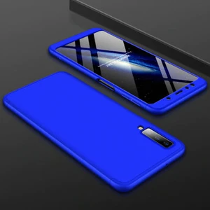 Techno Guru Samsung Galaxy A7 2018 3 Parçalı Tam Koruma Şık Astrea Premium Sert Kılıf