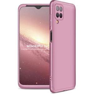 Techno Guru Samsung Galaxy M12 3 Parçalı Tam Koruma Şık Astrea Premium Sert Kılıf