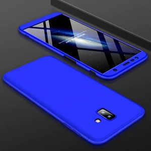 Techno Guru Samsung Galaxy J6 Plus 3 Parçalı Tam Koruma Şık Astrea Premium Sert Kılıf
