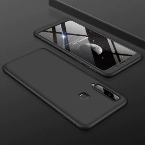 Techno Guru Samsung Galaxy A9 2018 3 Parçalı Tam Koruma Şık Astrea Premium Sert Kılıf