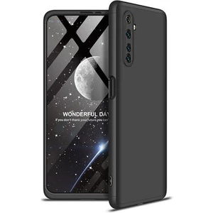 Realme 6 Kılıf 3 Parçalı Şık Patch Sert Silikon Kapak