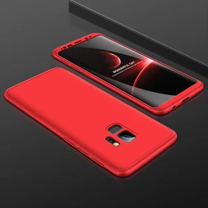 Techno Guru Samsung Galaxy S9 3 Parçalı Tam Koruma Şık Astrea Premium Sert Kılıf