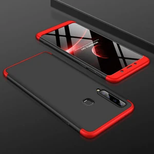 Techno Guru Samsung Galaxy A9 2018 3 Parçalı Tam Koruma Şık Astrea Premium Sert Kılıf