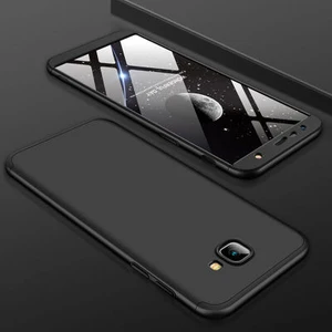 Techno Guru Samsung Galaxy J4 Plus 3 Parçalı Tam Koruma Şık Astrea Premium Sert Kılıf