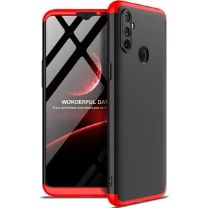 İ She Realme C3 Kılıf Altı ve Üstü Sökülebilir Sert Bossy Premium Kapak