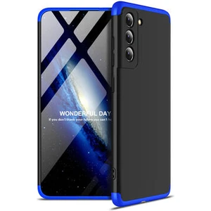 Techno Guru Samsung Galaxy S21 Fe 3 Parçalı Tam Koruma Şık Astrea Premium Sert Kılıf