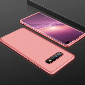 Techno Guru Samsung Galaxy S10 Plus 3 Parçalı Tam Koruma Şık Astrea Premium Sert Kılıf