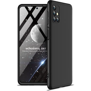 Techno Guru Samsung Galaxy M31S 3 Parçalı Tam Koruma Şık Astrea Premium Sert Kılıf