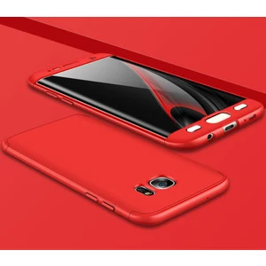 Techno Guru Samsung Galaxy S7 Edge 3 Parçalı Tam Koruma Şık Astrea Premium Sert Kılıf