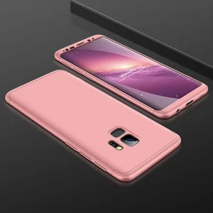 Techno Guru Samsung Galaxy S9 3 Parçalı Tam Koruma Şık Astrea Premium Sert Kılıf