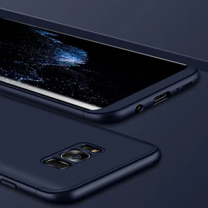 Techno Guru Samsung Galaxy S8 3 Parçalı Tam Koruma Şık Astrea Premium Sert Kılıf