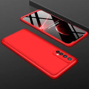 Techno Guru Realme 7 3 Parçalı Tam Koruma Şık Astrea Premium Sert Kılıf