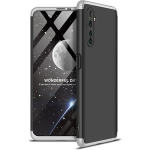 Realme 6 Kılıf 3 Parçalı Şık Patch Sert Silikon Kapak