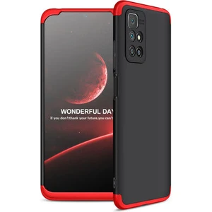 Techno Guru Redmi 10 3 Parçalı Tam Koruma Şık Astrea Premium Sert Kılıf