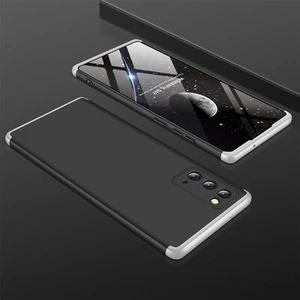 Samsung Galaxy Note 20 Kılıf 3 Parçalı Şık Patch Sert Silikon Kapak