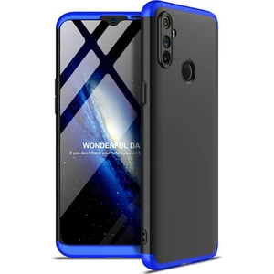 Realme C3 Kılıf 3 Parçalı Şık Patch Sert Silikon Kapak