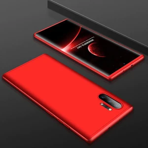 Techno Guru Samsung Galaxy Note 10 Plus 3 Parçalı Tam Koruma Şık Astrea Premium Sert Kılıf