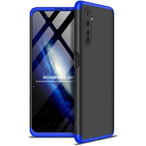 Realme 6 Kılıf 3 Parçalı Şık Patch Sert Silikon Kapak