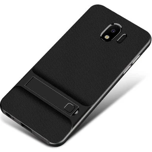 Techno Guru Samsung Galaxy J4 Şık Tasarımlı Standlı Verus Silikon Kılıf Verus