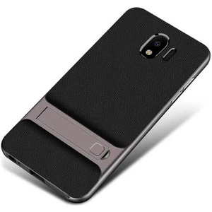 Techno Guru Samsung Galaxy J4 Şık Tasarımlı Standlı Verus Silikon Kılıf Verus