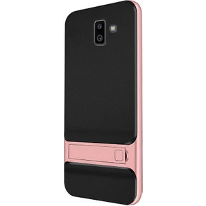 Techno Guru Samsung Galaxy J6 Plus Şık Tasarımlı Standlı Verus Silikon Kılıf Verus