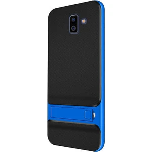 Techno Guru Samsung Galaxy J6 Plus Şık Tasarımlı Standlı Verus Silikon Kılıf Verus
