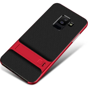 Techno Guru Samsung Galaxy A6 2018 Şık Tasarımlı Standlı Verus Silikon Kılıf Verus