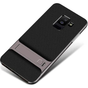Techno Guru Samsung Galaxy J6 Şık Tasarımlı Standlı Verus Silikon Kılıf Verus