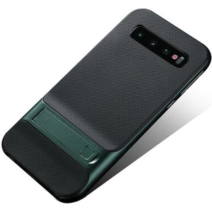 Techno Guru Samsung Galaxy S10E Şık Tasarımlı Standlı Verus Silikon Kılıf Verus