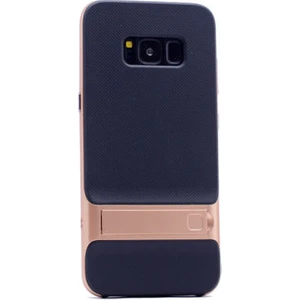 Techno Guru Samsung Galaxy S8 Plus Şık Tasarımlı Standlı Verus Silikon Kılıf Verus