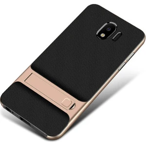 Techno Guru Samsung Galaxy J4 Şık Tasarımlı Standlı Verus Silikon Kılıf Verus
