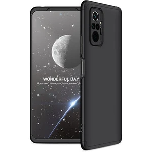 Techno Guru Redmi Note 10 Pro 3 Parçalı Tam Koruma Şık Astrea Premium Sert Kılıf