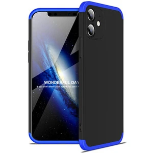 Techno Guru iPhone 12 3 Parçalı Tam Koruma Şık Astrea Premium Sert Kılıf