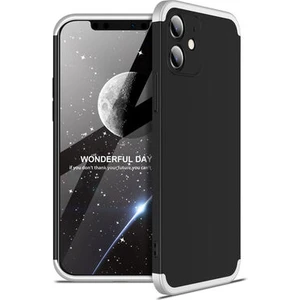Techno Guru iPhone 12 Mini 3 Parçalı Tam Koruma Şık Astrea Premium Sert Kılıf