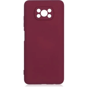 Techno Guru Poco X3 Pro Içi Kadife Dolgulu Şık Candy Lansman Silikon Kılıf