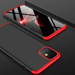 Techno Guru iPhone 11 3 Parçalı Tam Koruma Şık Astrea Premium Sert Kılıf