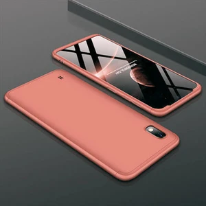 Techno Guru Samsung Galaxy A10 3 Parçalı Tam Koruma Şık Astrea Premium Sert Kılıf