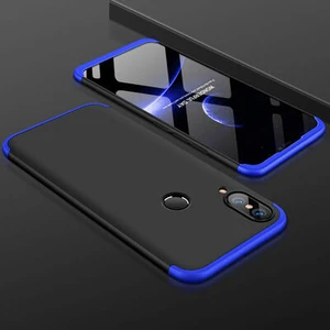 Techno Guru Huawei Y7 Prime 2019 3 Parçalı Tam Koruma Şık Astrea Premium Sert Kılıf